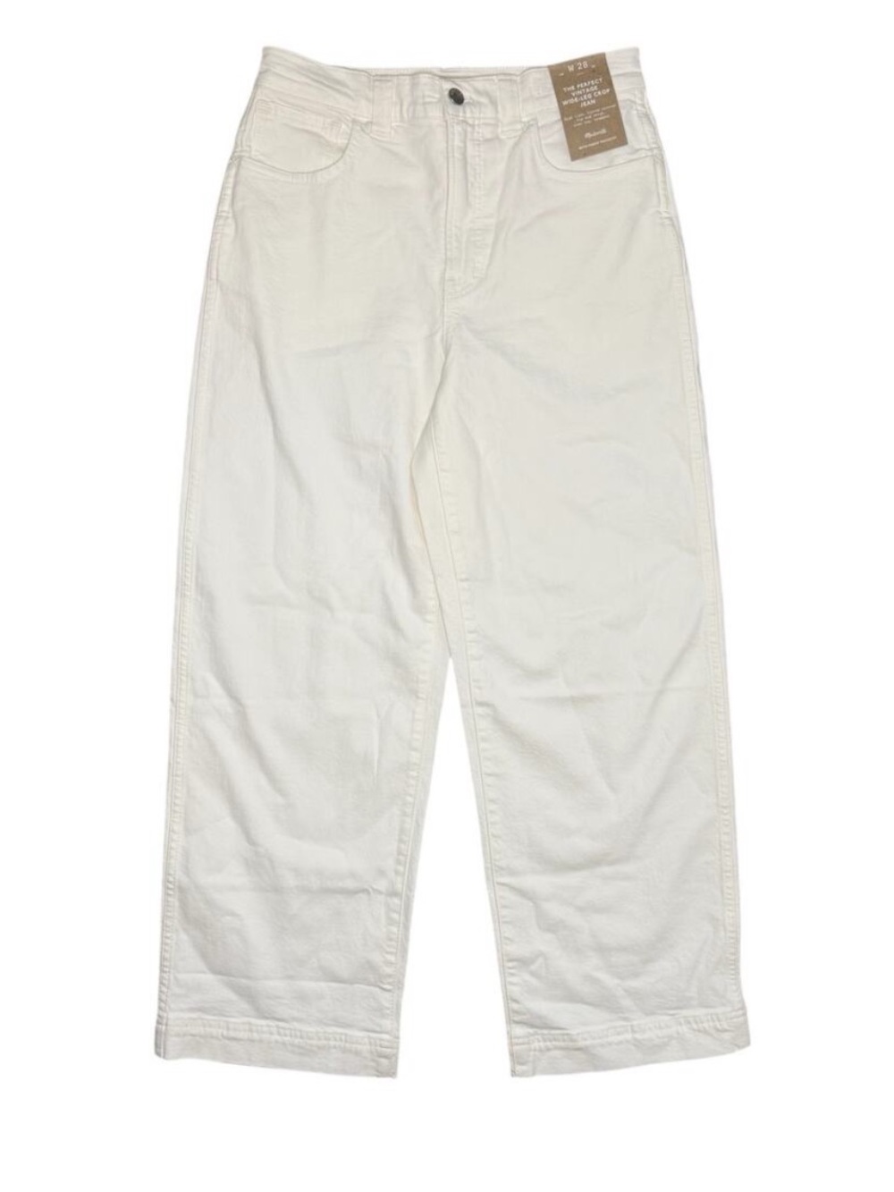 Madewell Perfect Vintage Wide-Leg Cropped Jeans